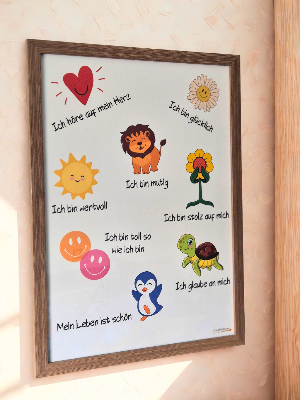 Affirmationsposter Kinder