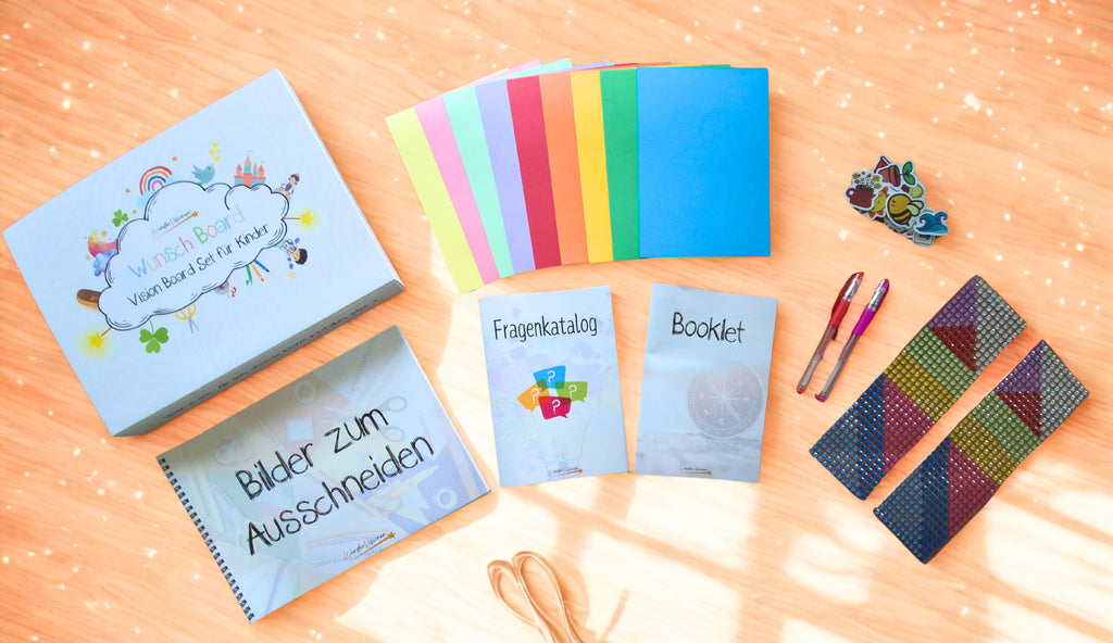 Wunsch Board - Vision Board Set für Kinder -Komplettset-