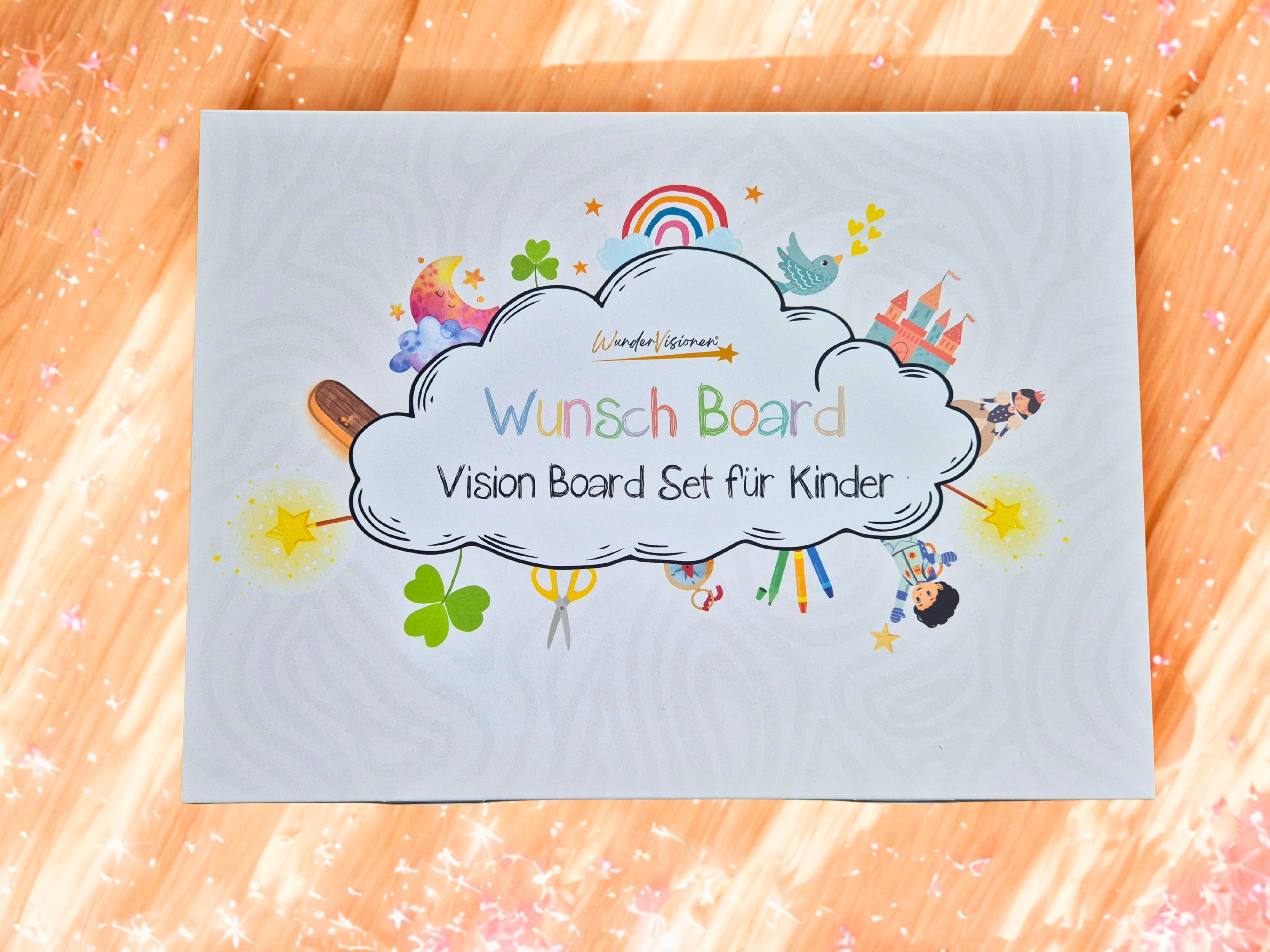 Wunsch Board - Vision Board Set für Kinder -Komplettset-