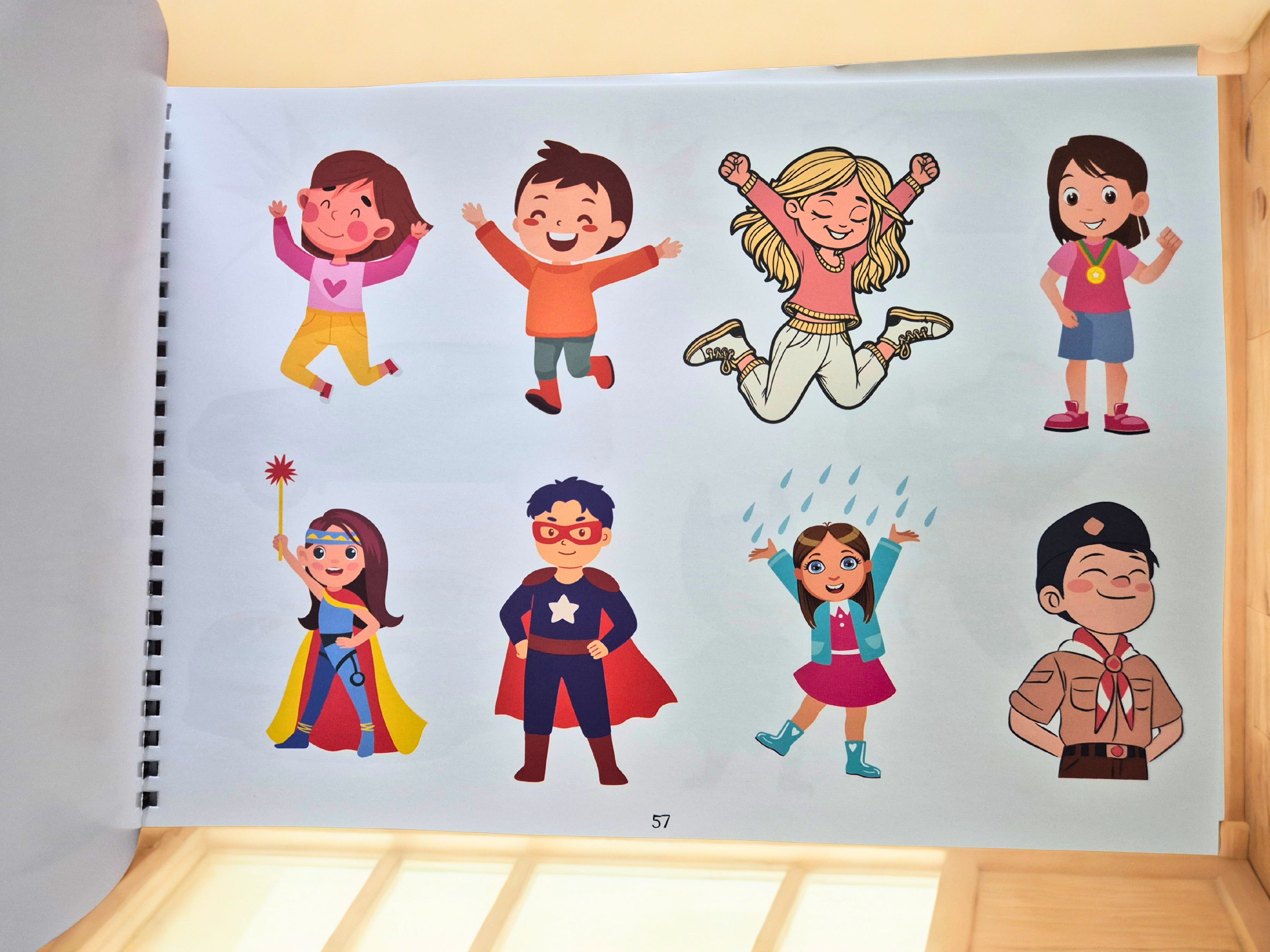 Wunsch Board - Vision Board Set für Kinder -Komplettset-