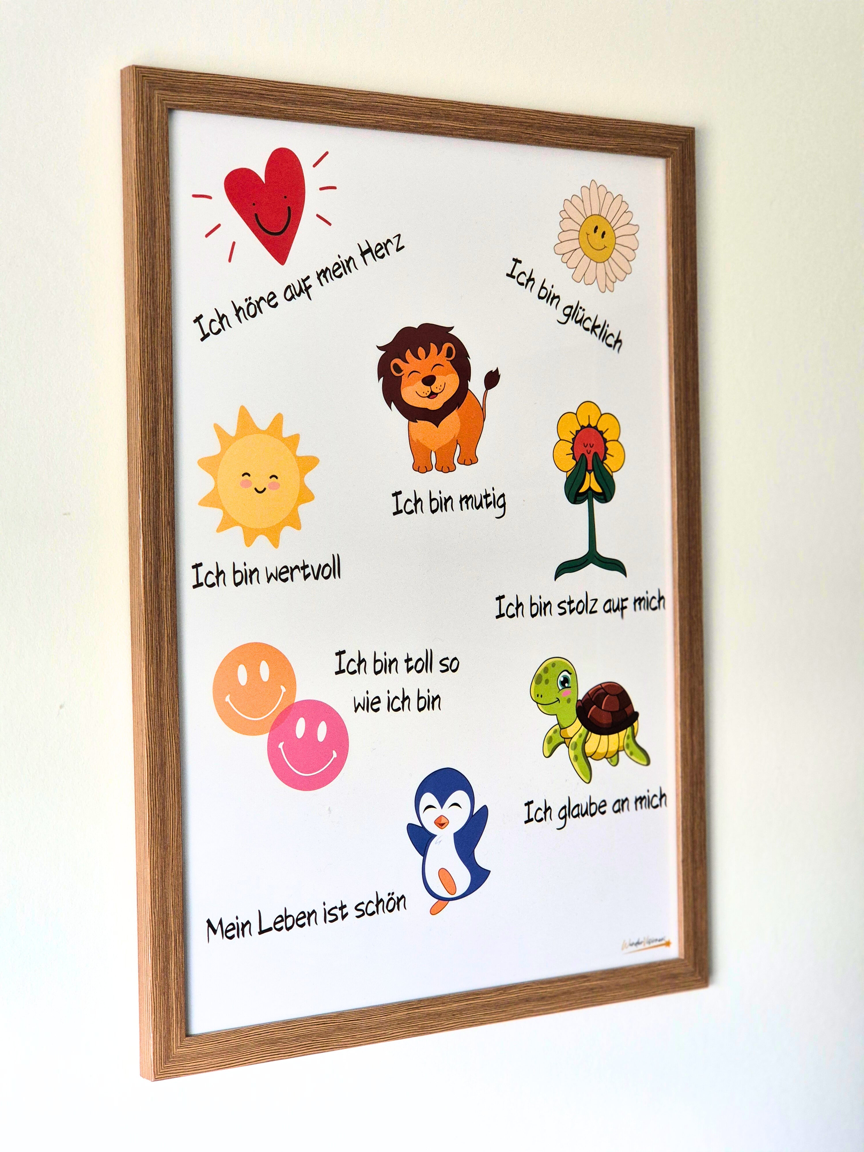 Affirmationsposter Kinder