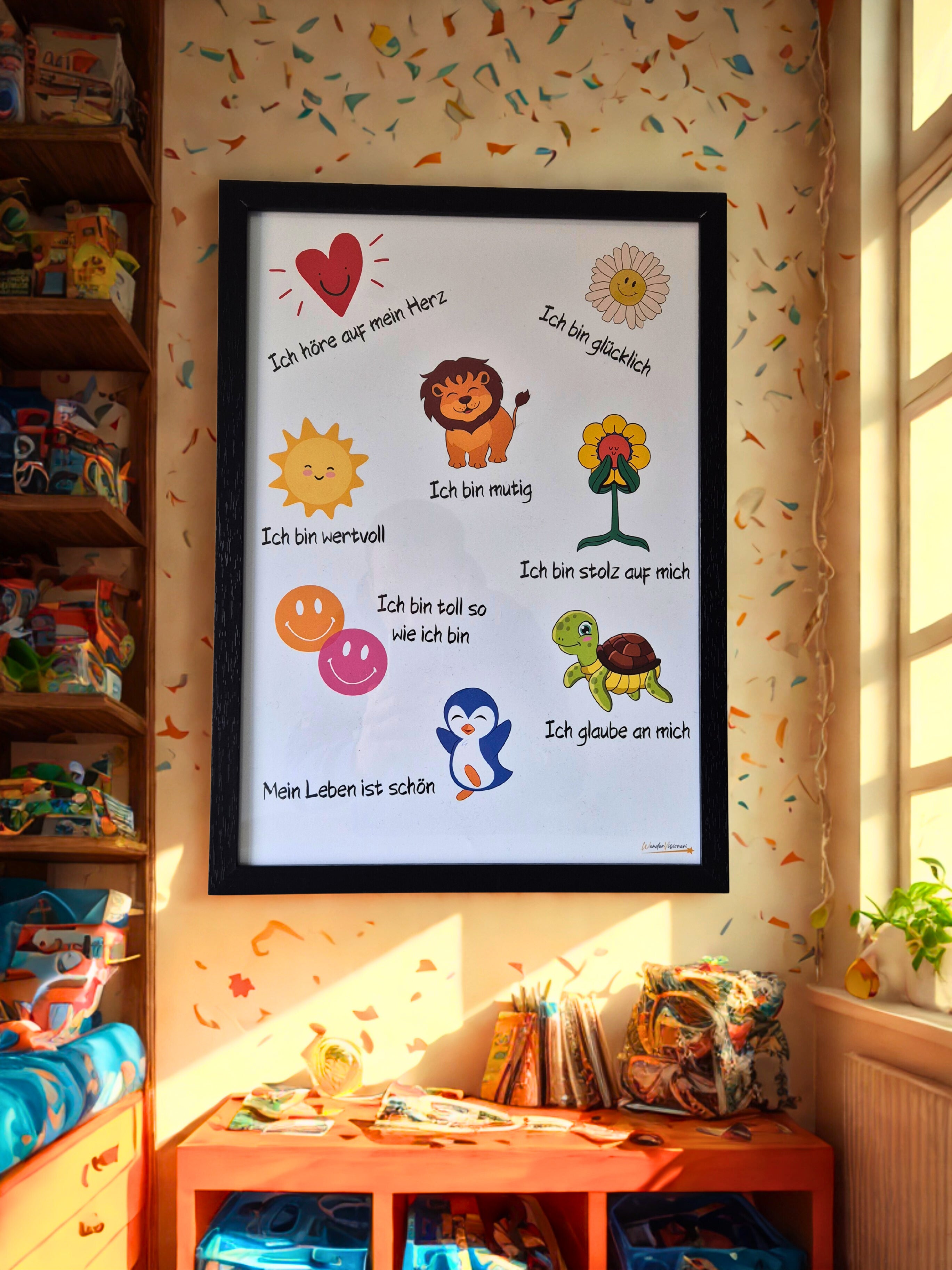 Affirmationsposter Kinder