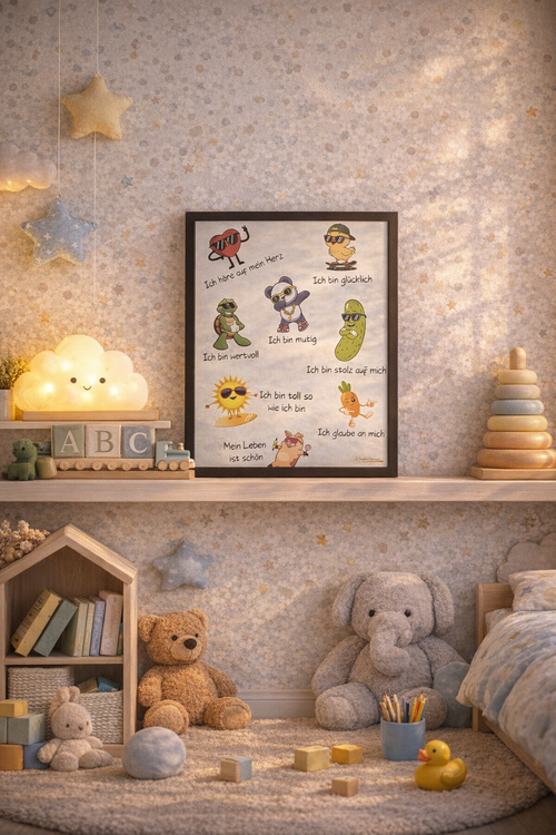 Affirmationsposter Kinder -Cool-