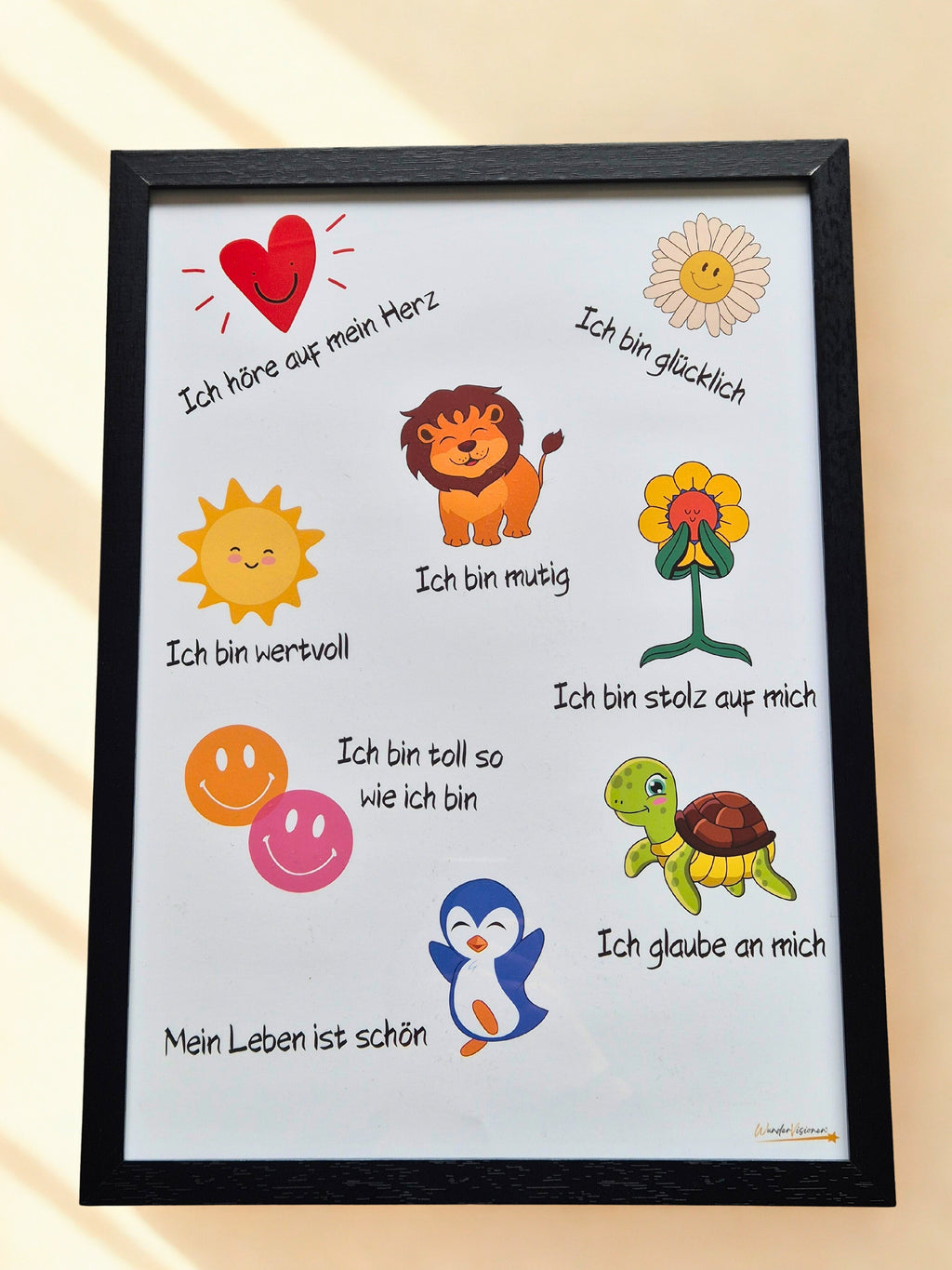 Affirmationsposter Kinder